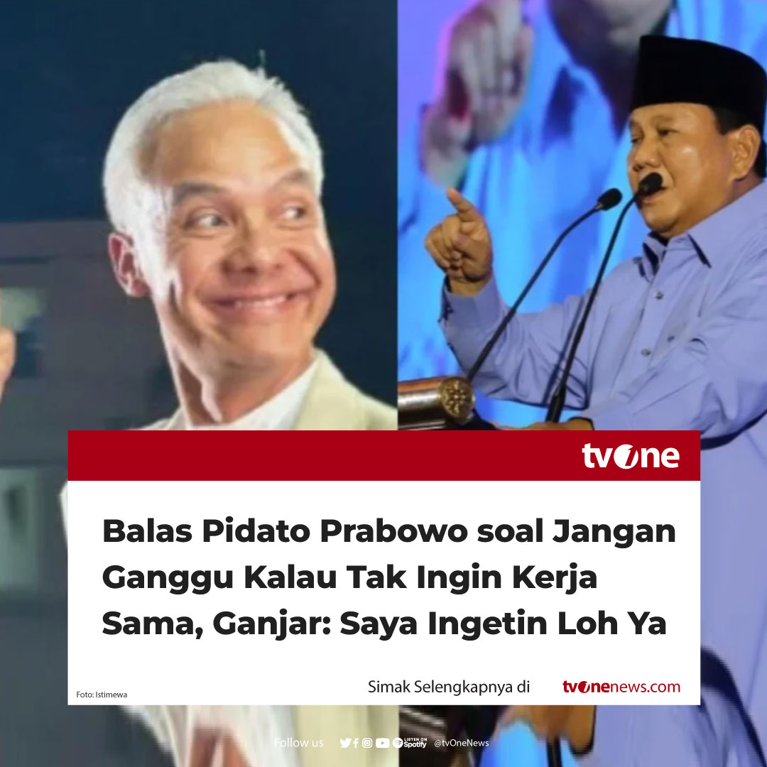 Mantan calon presiden nomor urut 3, Ganjar Pranowo membalas perkataan presiden terpilih Prabowo Subianto daat menghadiri acara Partai Amanat Nasional (PAN). Dalam pernyataannya, Prabowo meminta agar pihak-pihak yang tak mau diajak kerja sama di pemerintahannya nanti agar tidak…