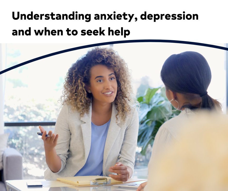 Learn about the signs of anxiety, depression and effective interventions: bit.ly/3UVogGe. #ImproveMoreLives #TakeAMentalHealthMoment #PositiveImpact #MentalHealthAwareness