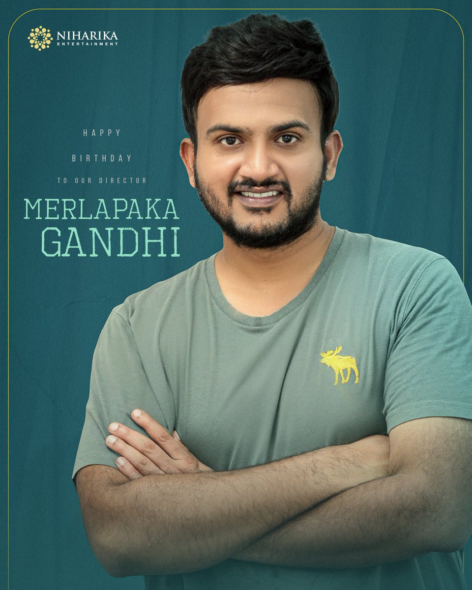 Wishing the talented writer and director @GandhiMerlapaka a fantastic birthday❤️‍🔥 Have a great year ahead and continue to entertain the audience with your touch of wittiness 💥 #HBDMerlapakaGandhi