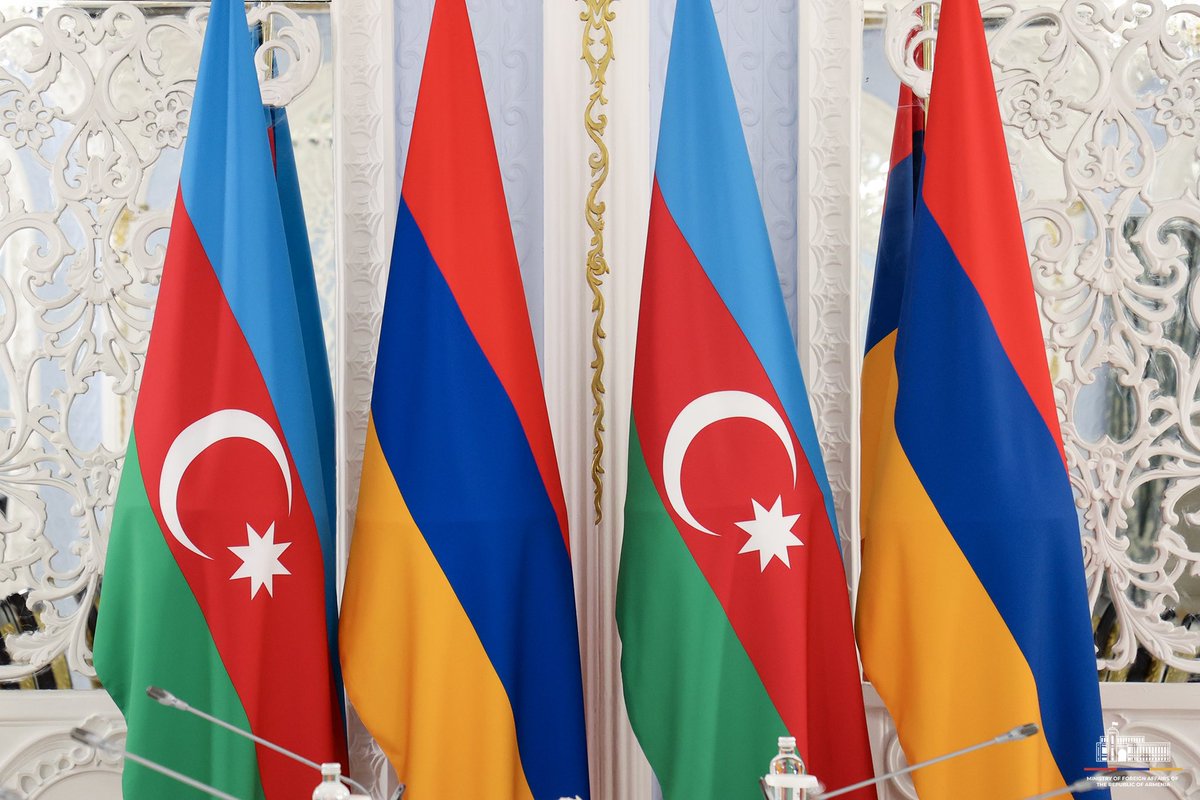 “The Ministers welcomed the progress on delimitation & agreements reached in this regard. The Ministers & their delegations continued discussions on the provisions of the draft bilateral Agreement on the Establishment of Peace & Interstate Relations between #Armenia &…