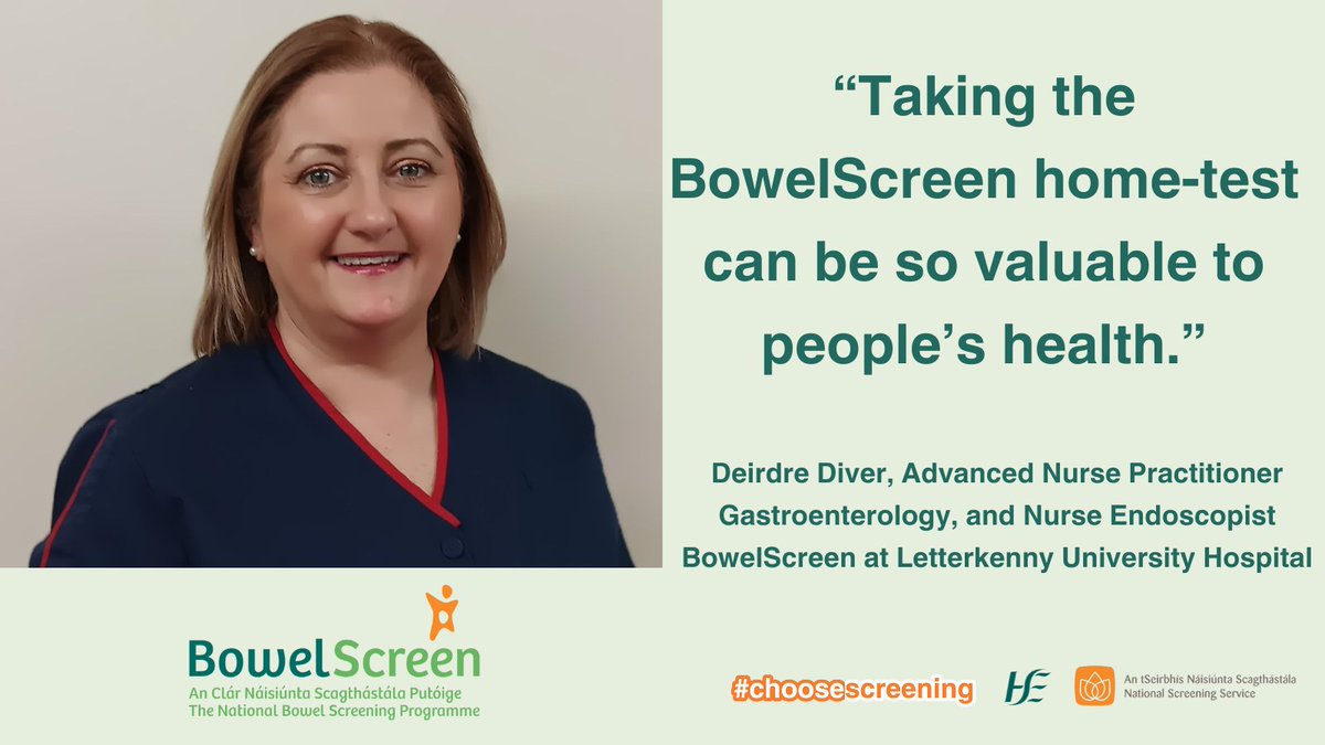 We took five minutes with #BowelScreen nurse endoscopist @diver_deirdre to learn more about a typical day working in the endoscopy unit caring for BowelScreen patients attending for a #colonoscopy. 👉 tinyurl.com/ddiver-ind2024 #InternationalNursesDay #ChooseScreening