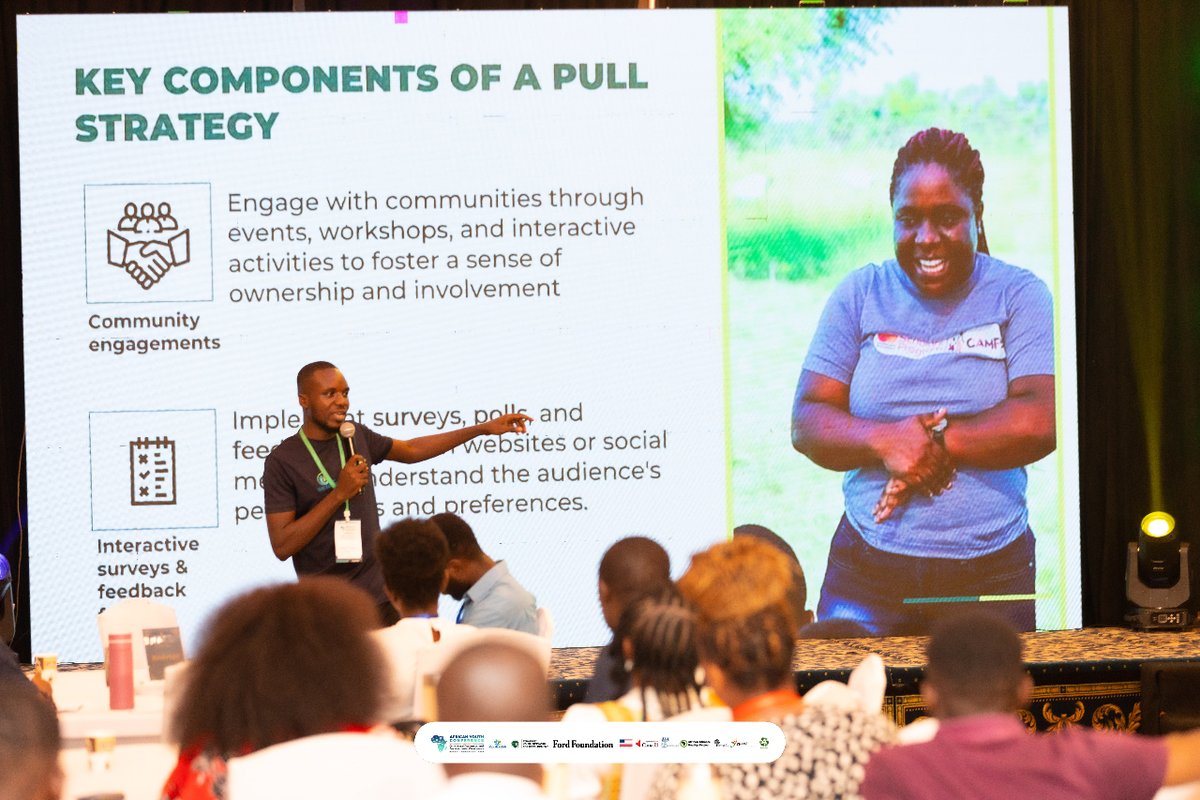 Combining push and pull strategies in environmental advocacy creates a powerful duo for change. Pressure tactics + positive incentives = a comprehensive approach to drive action and engage support. @enoch_anyane #AYC2024 #WeAreShifting
