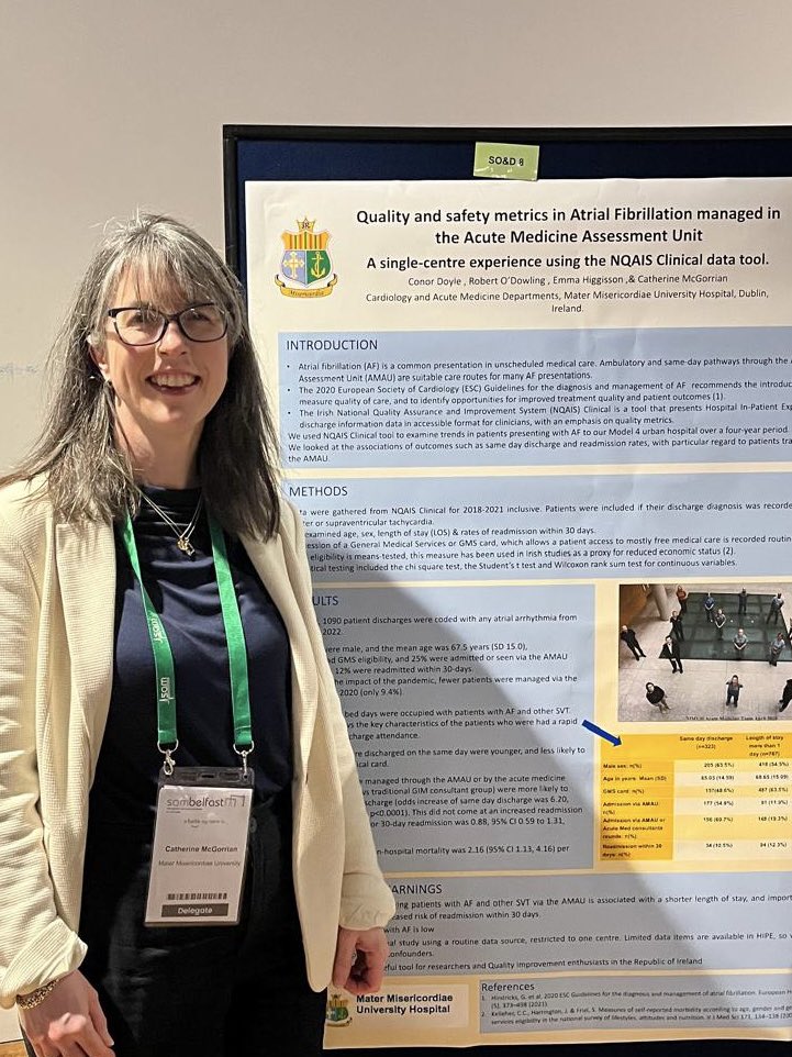 Such a great opportunity to learn more about the UK Acute Medicine environment at #SAMBelfast last weekend. Colleagues across UK and Ireland collaborating and learning. Very proud of the @MaterTrauma @AnpMater groups representing, and well done @MaryRya20407450 from the NAMP also