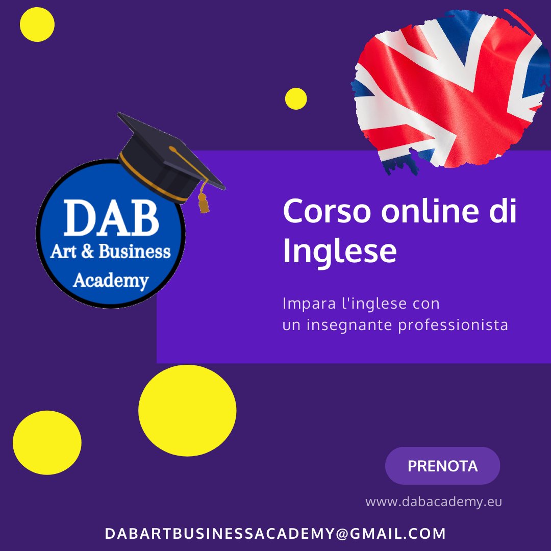 #DABAcademy #corsolinguainglese #imparareinglese #corsionline #linguaggio #studio #opportunità #giornodistudio #crescitapersonale #istruzione #impararesempre #englishlanguage #englishcourse #englishlearning #onlinelearning #englishonline #studygram #studytime #studyhard