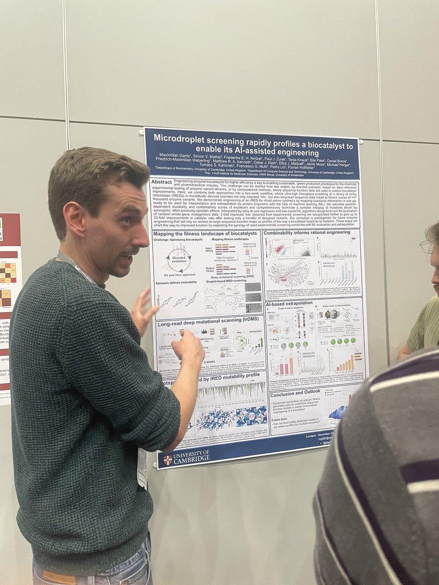 Simon Mathis (@simmat20) on Twitter photo Come with us about enzyme engineering with AI and ultra high throughput screening at our poster at <a href="/gembioworkshop/">GEMBio Workshop</a> at #ICLR2024 with
<a href="/MaxGantz_/">Maximilian Gantz</a> Come with us about enzyme engineering with AI and ultra high throughput screening at our poster at <a href="/gembioworkshop/">GEMBio Workshop</a> at #ICLR2024 with
<a href="/MaxGantz_/">Maximilian Gantz</a>