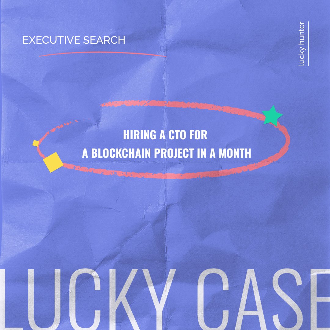 Our ongoing exploration of Executive Search: a real-life case of finding a CTO for a blockchain💲

Read here: luckyhunter.co.uk/cto-blockchain…

👉 To contact us - fill out the form on our website.

#luckyhunter #itrecruiting #executivesearch #clevel #cases #csuite #cto