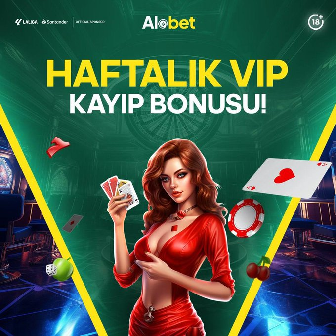 ⭐️ İşler yolunda gitmedimi? Sorun yok #Alobet herzaman yanında . 

⭐️ Haftalık #VIP Kayıp Bonusu İle Kayıplarını En Aza İndir , Keyfini Maksimumda Tut ! 

💎 Bir Alo Yeter 

🌐 Güncel Adresimiz: t2m.io/alobet

#denemebonusu #denemebonusuverensiteler #casino #slot #spor