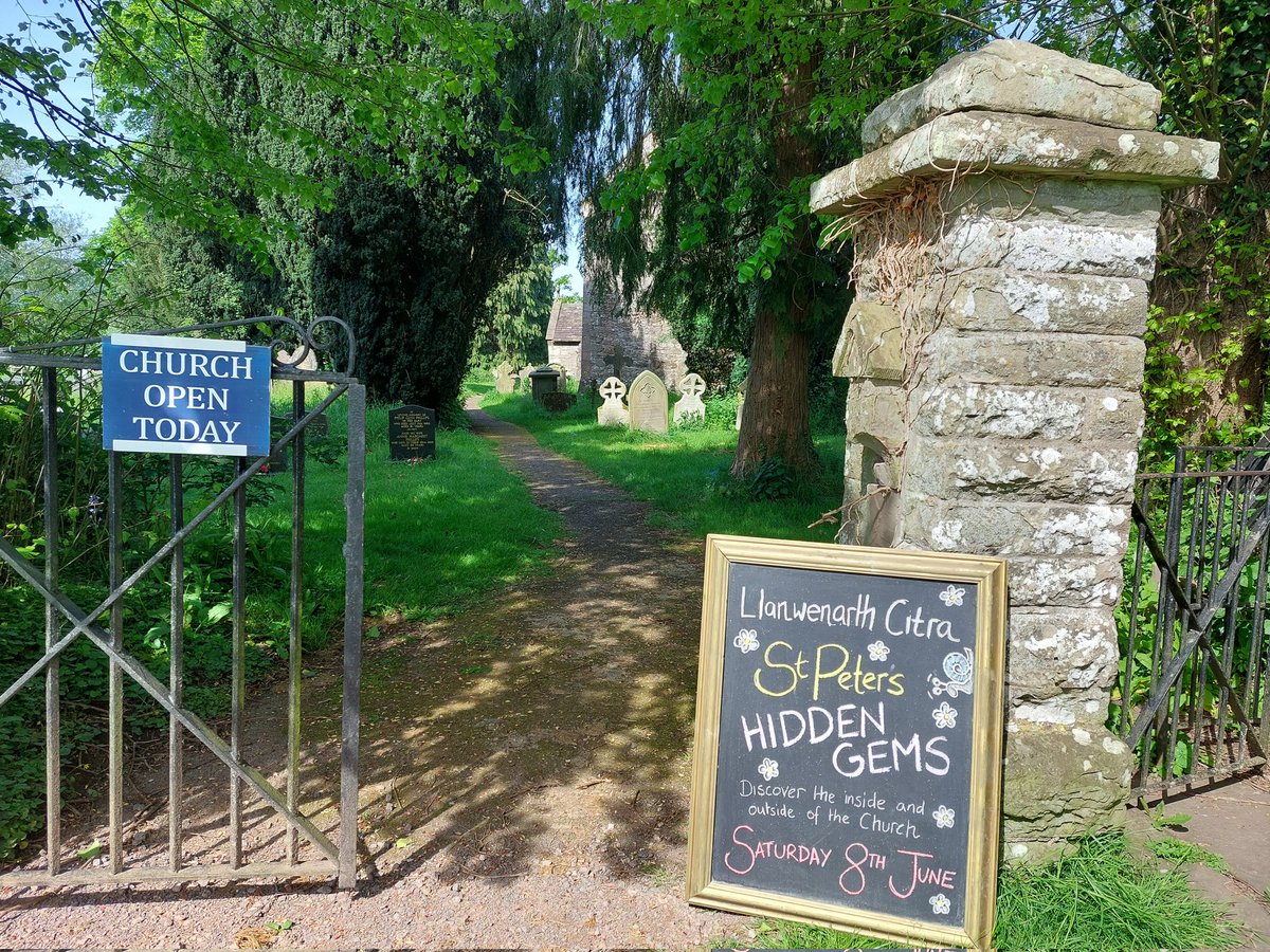llan_st's tweet image. Our church is open everyday and we would like to welcome you to our special Hidden Gems day on Saturday 8th June

@AberArtsFest @AberWritingFest @afoodfestival @AberChronicle @AberVoice @AbergavennyToS @LoveYFenni  @MChurchcare @MonCountryside @mindinmon
@natureisntneat @MonHubs