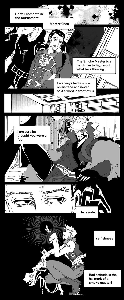 Smoke Master Manga (1/2)
There are some language errors due to the use of tools for translation
Caution against fabrication, violence and bloodshed 
