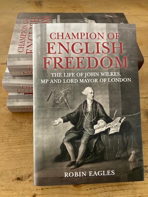 Earlier than expected, a small gift in the post today. Champion of English Freedom: The Life of John Wilkes now exists. Many thanks to everyone who was so supportive while researching and writing this one. #HistParl #twitterstorians #publication