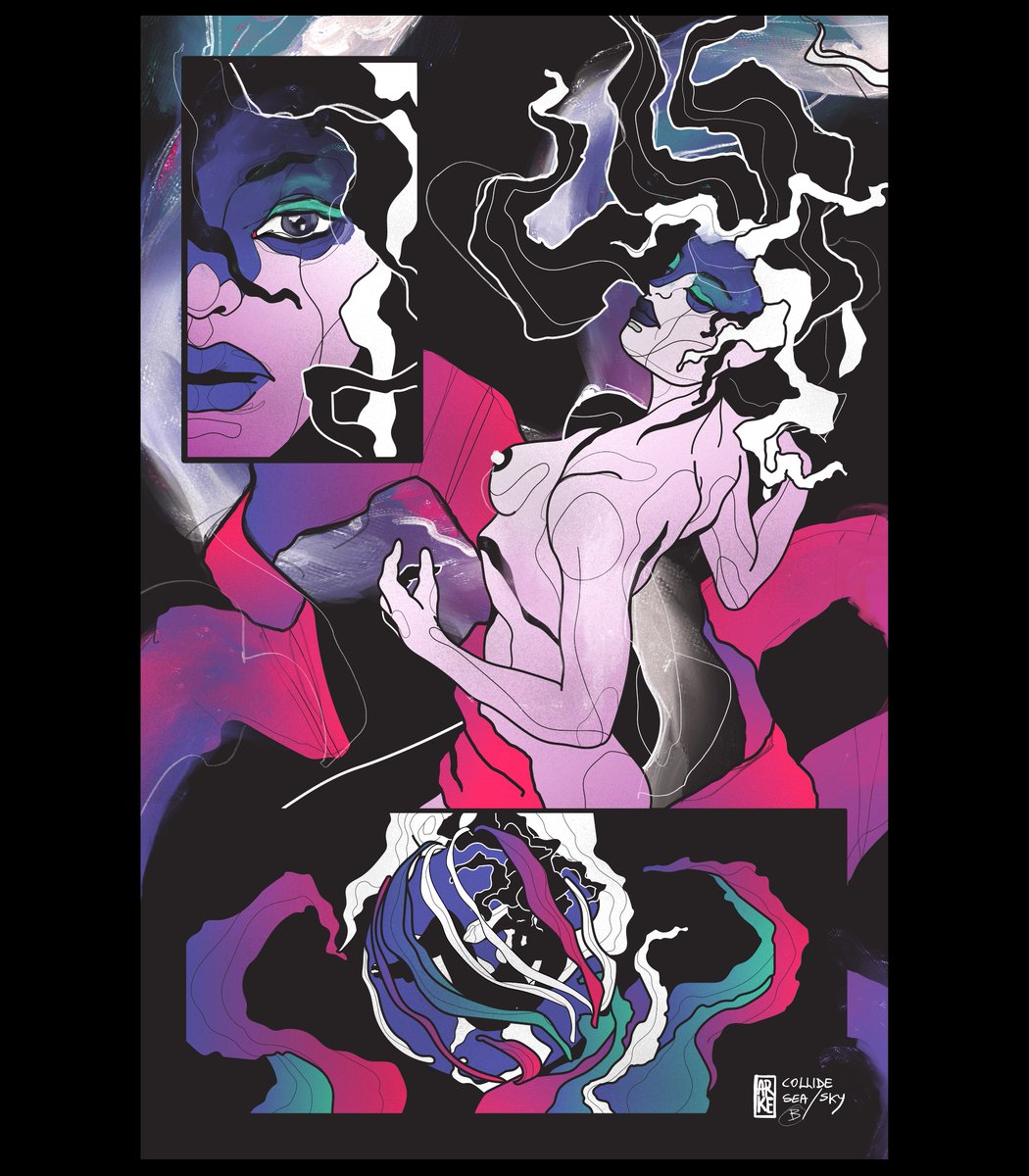 Mint available for 0.001 Ξ on <a href="/base/">Base</a>
(unfortunately the tips page is not available anymore on <a href="/manifoldxyz/">manifold.xyz</a> for now)

COLLIDE by Arke  
Sea / Sky 
Page B
🔴 app.manifold.xyz/c/collide-sea-…

---  
More info : 
👹 arke-art.com/portfolio/coll…

#NFT #NFTs #NFTart #drawing