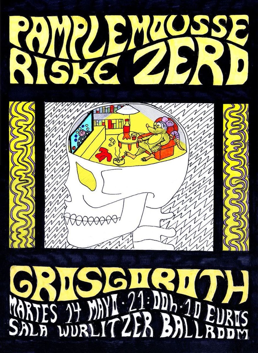 Este próximo martes tocamos Grosgoroth en el Wurli junto a Pamplemousse y Riske Zero, por si a alguien le apetece una sesión de punk-pop-8bit-devo-noiserock