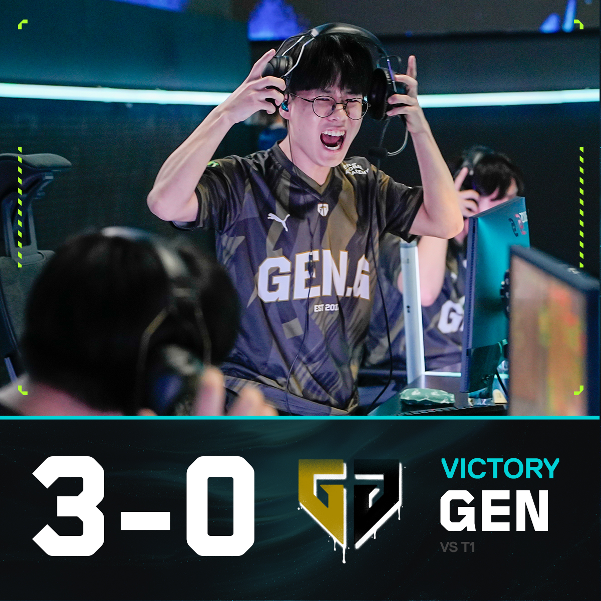 BACK TO BACK TO BACK GRAND FINALS APPEARANCE FOR THE TIGER NATION 🐯 

Gen.G dismantles T1 in 3 maps and advances to the Finals after a 3-0 sweep!

#VCTPacific