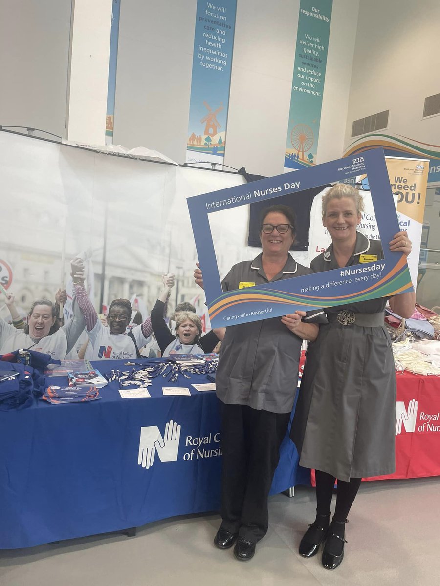 #NursesDay came early @BlackpoolHosp when staff, patients and visitors celebrated the wonderful nursing community on Friday.