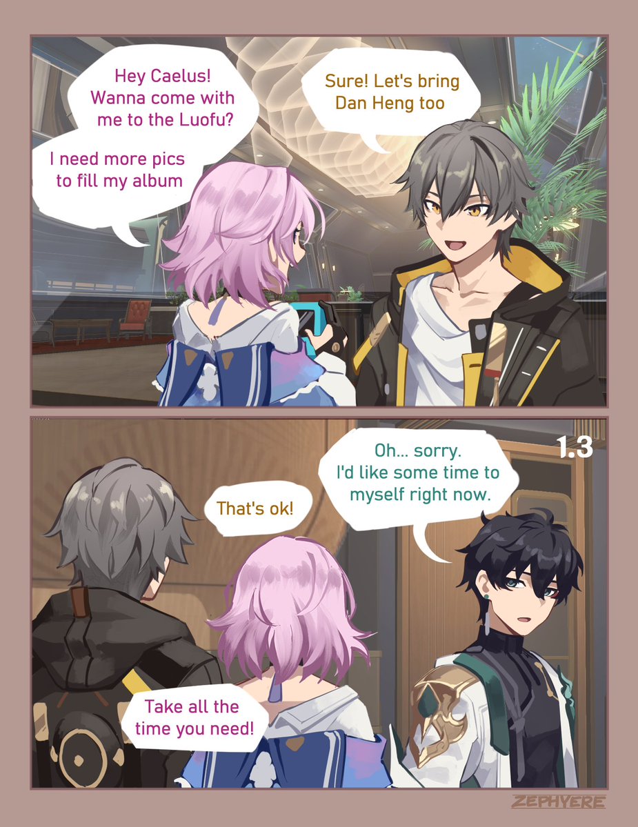 Zephyere's tweet photo. #HonkaiStarRail posting this before everyone catches up with Penacony 3/3 https://t.co/dcjNwhvOGS