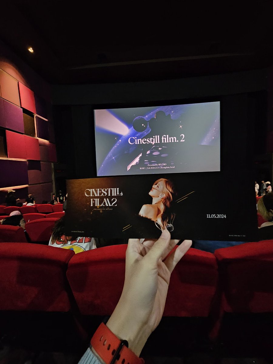 I got teary eyed seeing you on screen. Super proud of you,Rosé🥹💙 OUR MOMENT WITH ROSÉ #FILMTWO_inBKK #ROSÉ #로제