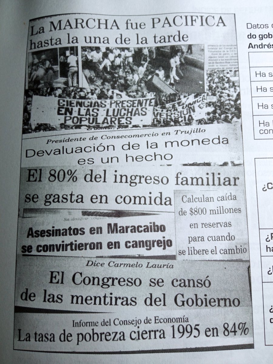 Los Escuálidos dicen 'El problema de Venezuela es Maduro'...Pero vean como estaba Venezuela cuando esos mismos Escualidos gobernaban en los 60, 70, 80 y 90. Venezuela no tenía Sanciones, ni Bloqueo financiero como ahora. El 'problema' siempre han sido ellos, no es Maduro.