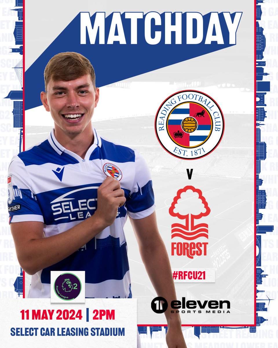 𝐐𝐔𝐀𝐑𝐓𝐄𝐑 𝐅𝐈𝐍𝐀𝐋 𝐓𝐈𝐌𝐄 👀 We welcome Nottingham Forest to RG2 this afternoon! #RFCU21 | #ReadingFC
