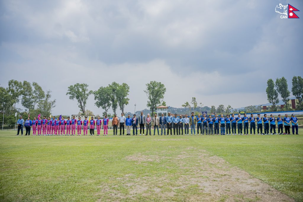 📷 Moments from the opening ceremony 🏆

Snaps from the opening ceremony as Lalitpur Mayors’s XI comfortably chase the target down winning the match by 7 wickets 🏏

#HerGameToo | #WomensCricket | #NepalCricket