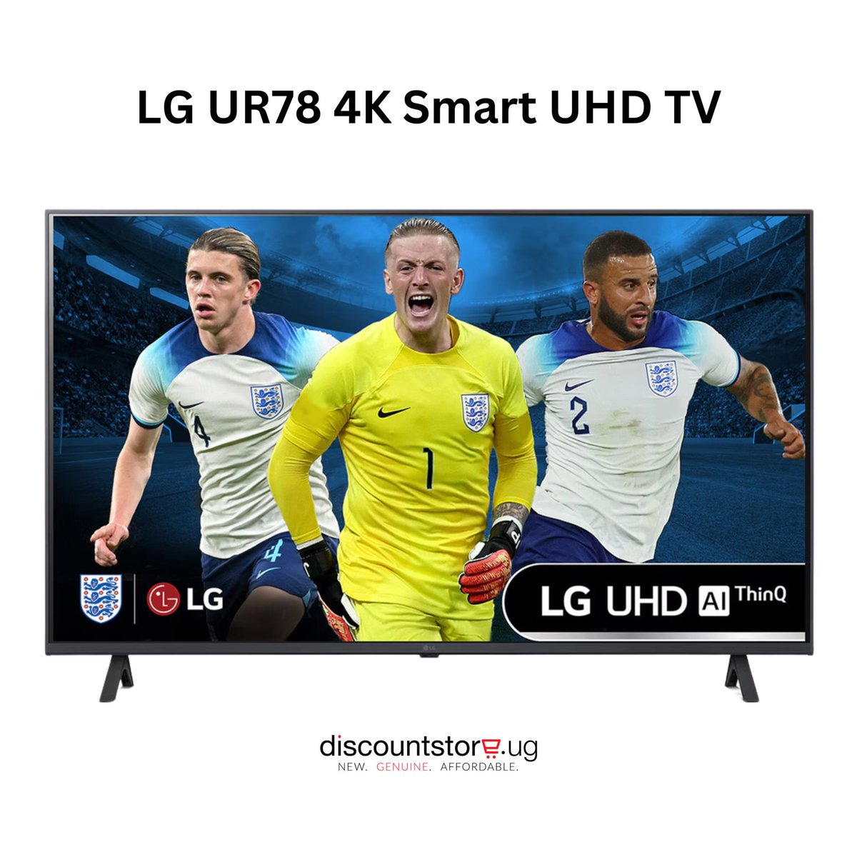 Redefine Scale of 4K
Watch non-4K content in 4K on big UHD screens to enjoy clarity & precision in every moment.
55 LG UR78 UHD 4K Smart TV available at 2.65mugx
We deliver countrywide. Call/WhatsApp 0704 196 951
#discountstoreug #tv #kampala #gaming #lg #smarthome #entertainment
