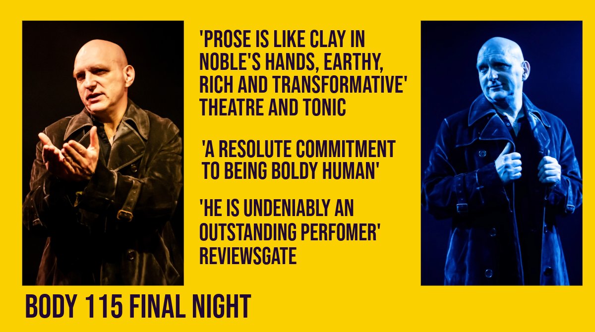 It’s the final night of ‘Body 115’ from @Jan_Noble Thank you to the Company! ‘Noble is bringing to fringe exactly what should be brought to fringe’ Grab a final ticket here: bit.ly/4a08TAX Up next is ‘The Girl in the Green Room’ Info: bit.ly/4c156Fw