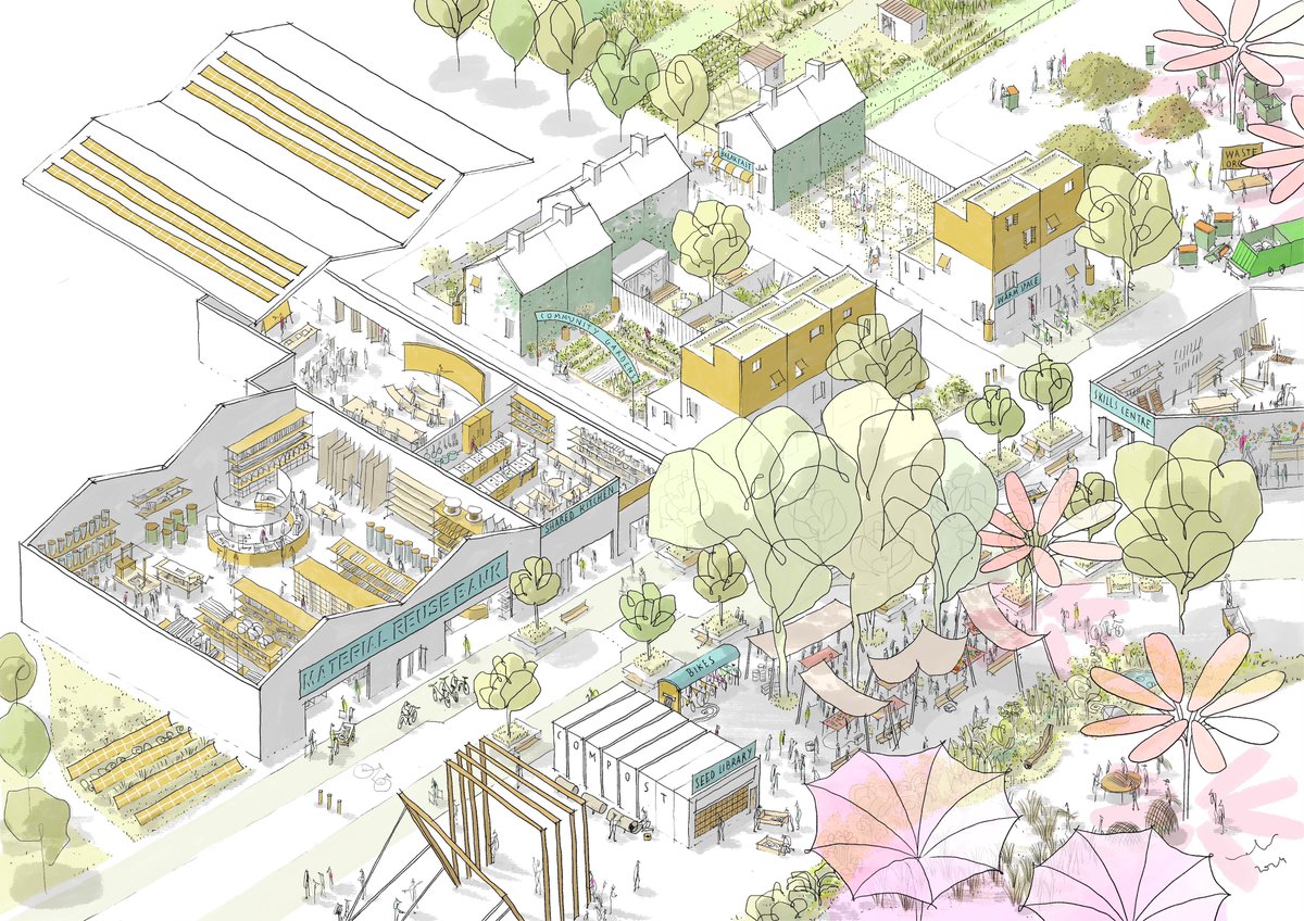 ImmyKaur's tweet image. What might transformative action at the scale of the neighbourhood, look like when it’s co - led by the people who live there? 

3ºC Neighbourhood is a new piece of research co-authored by @CIVIC_SQUARE @DarkMatter_Labs on the risks UK urban neighbourhoods face due to climate +…