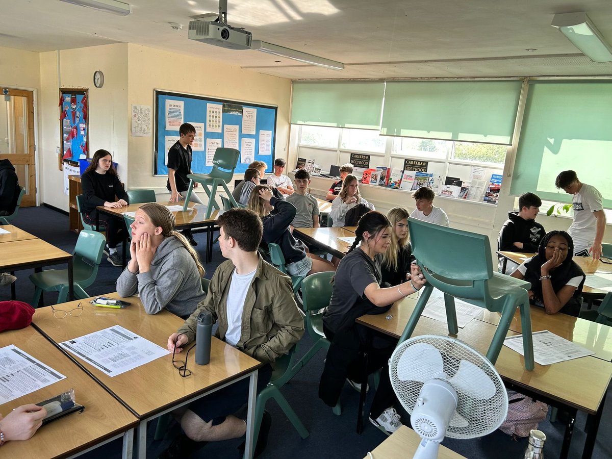 Fantastic work by #teamholyrood English department and 103 fabulous year 11 students in school on Saturday morning revising for Literature Paper 1 on Monday.