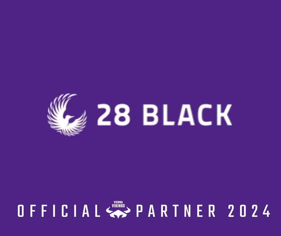 #PurpleReign 🤝 #28Black We are energized to announce that @28_BLACK remains our official partner in the 2024 @ELF_Official season. 💜 #ViennaVikings #ELF2024 #always28black #energydrink