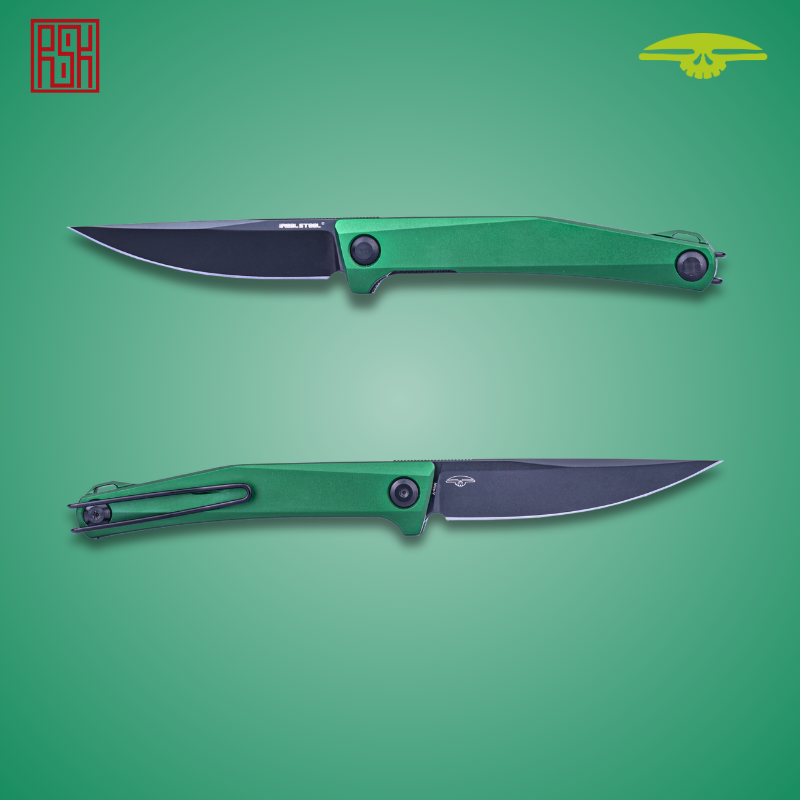 realsteelknife's tweet photo. New EDC Alert! Real Steel Teres Flipper Knife (Black PVD, Racing Green)
Limited Time Offer: Save $15 with code:TERES
➡️ https://t.co/rgVD6VzCEr
#RealSteelKnives #TERESFlipperKnife #EDC #knifelife #everydaycarry https://t.co/flcH5Jhx11
