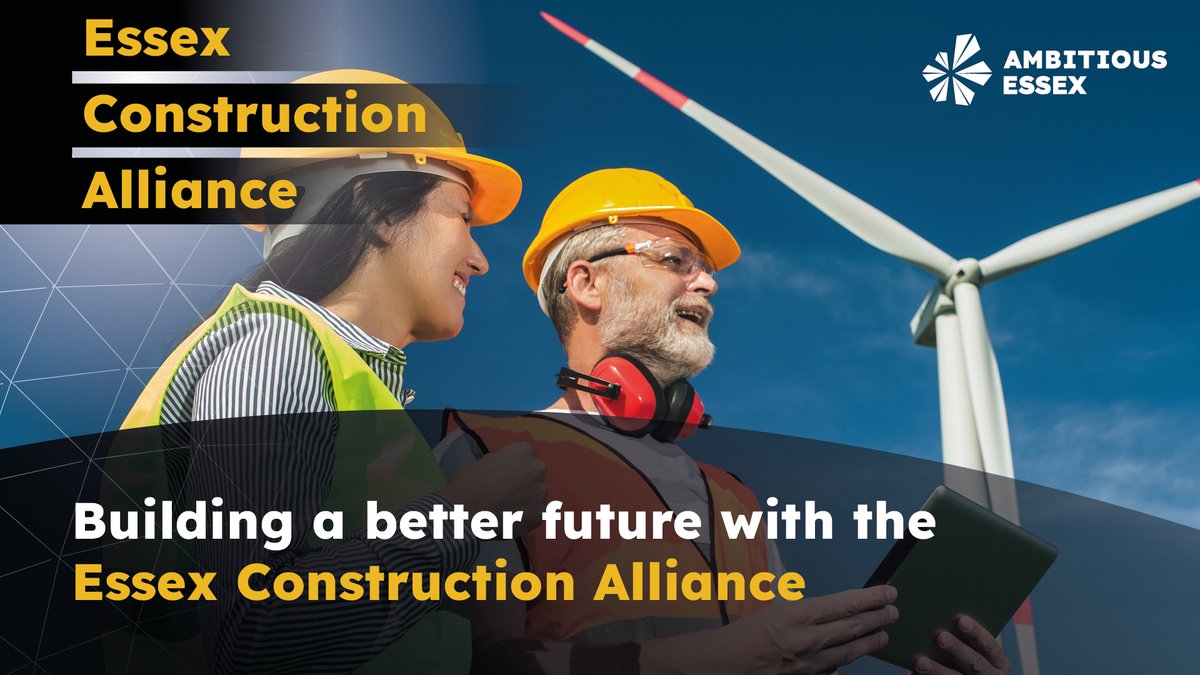 Construction professionals, builders and engineers, this one’s for you! 🔨 Join the next Essex Construction Alliance event on Thursday 13 June to discover opportunities to grow your business, expand your network and work with new partners: eventbrite.com/e/essex-constr…