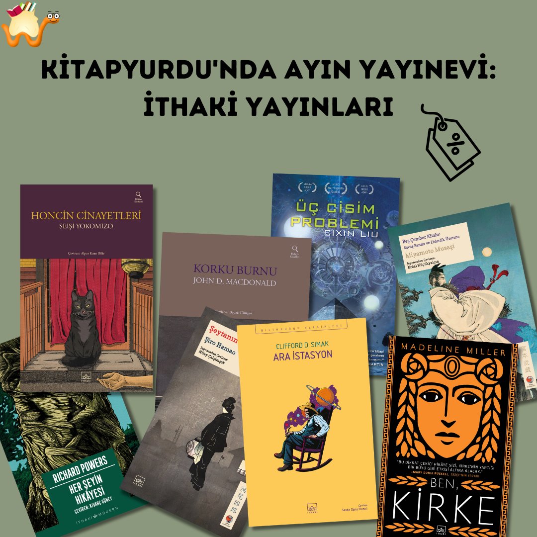 Kitapyurdu'nda ayın yayınevi İthaki! Yeni çıkan ve çok satan kitaplarımız indirimli fiyatlarıyla Kitapyurdu'nda sizleri bekliyor. bit.ly/3QFKBoB