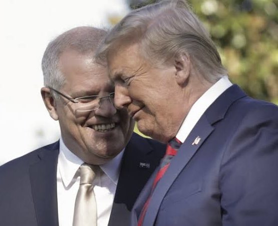In an ideal world, Scott Morrison and Donald Trump would both be behind bars. Two despicable creatures.🤮 #auspol