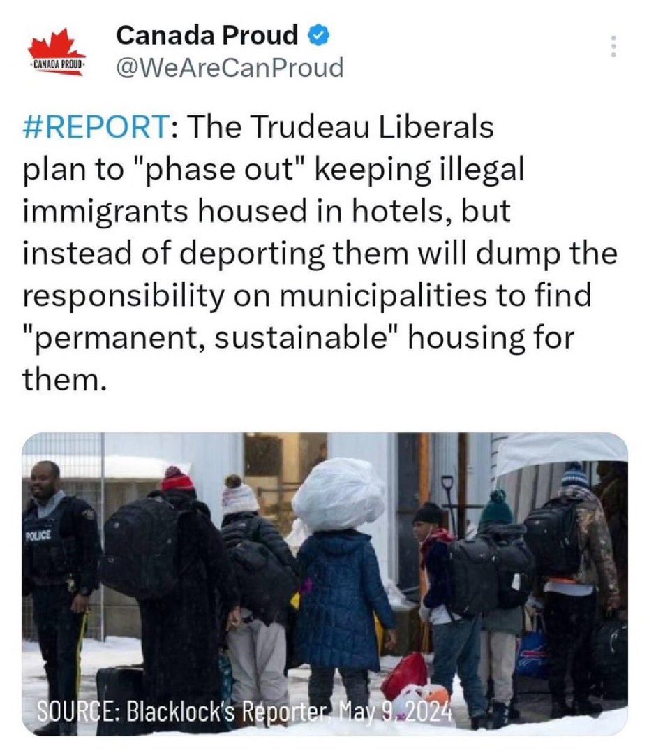 #FuckTrudeau!!!!! Send them back and have them come through properly like they used to! A process that TOOK TIME FOR A REASON! Now you let anyone in who want to come into Canada. You don’t know if they are good or bad because the checks just aren’t in place like they used to be!…