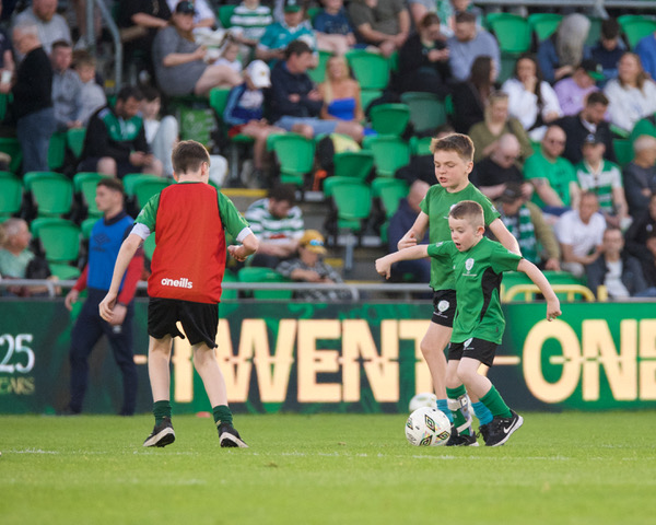 We welcomed some very special guests to Tallaght Stadium last night; the boys from the Foundation Group with the Cerebral Palsy Football Development Academy were mascots for both teams in front of over 7,000 fans and live on RTE TV and played on the pitch at half time ☘