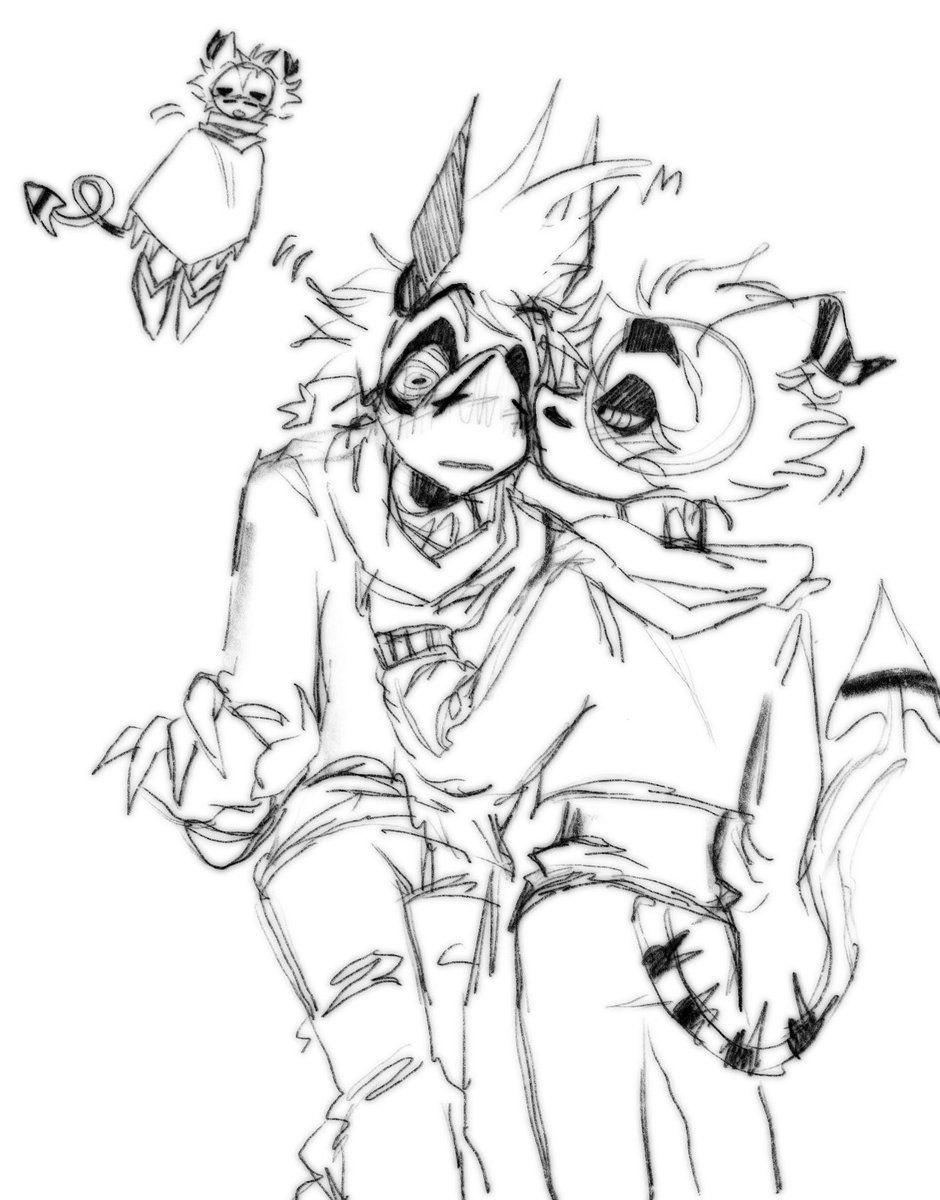 lighterfluidss's tweet image. it’s 5:30 A.M. have some straz sketches I thought of

#straz #chazthurman #striker #HelluvaBoss