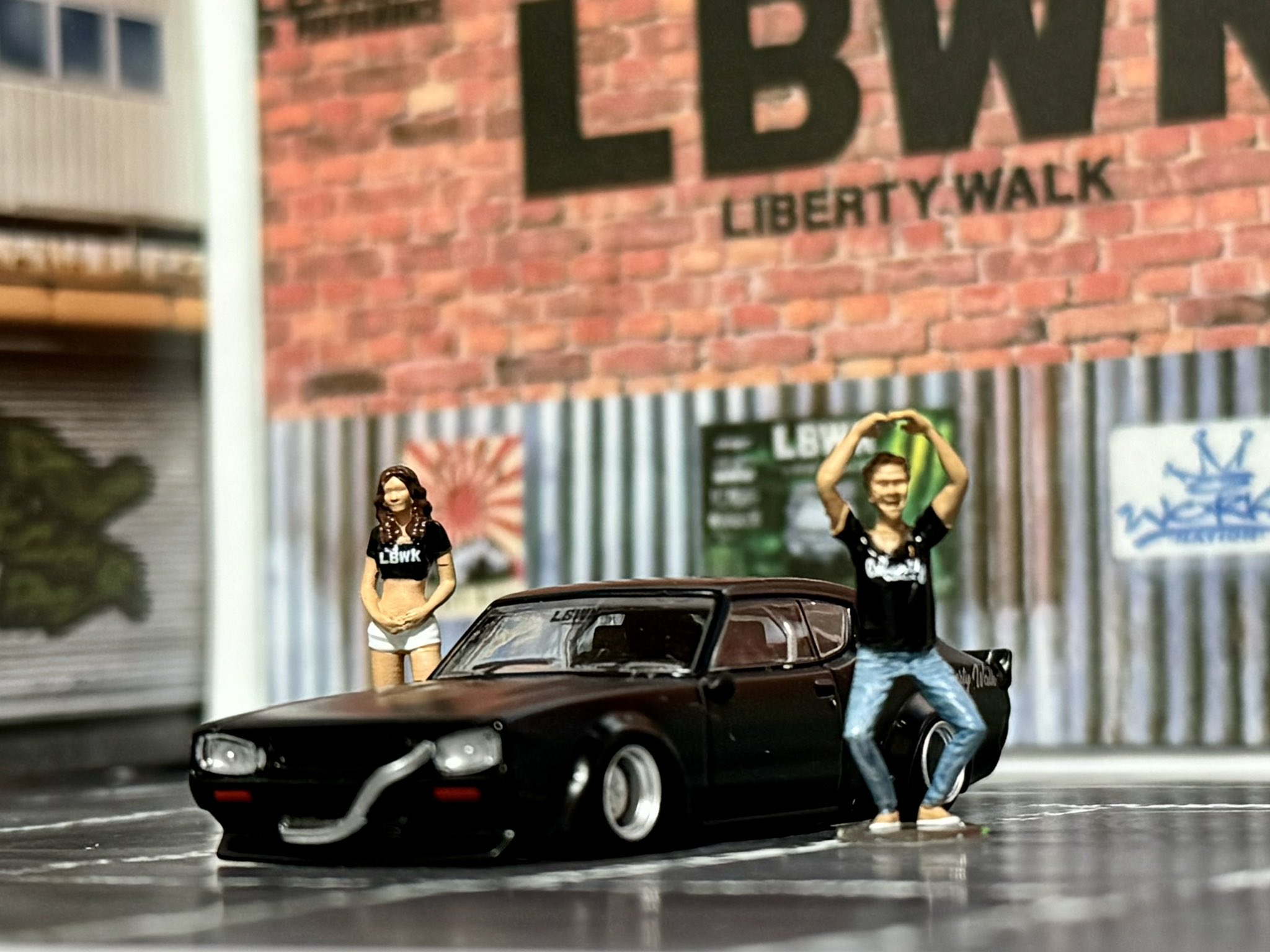 liberty walk SKYLINE GT-R ケンメリワークスLBWK