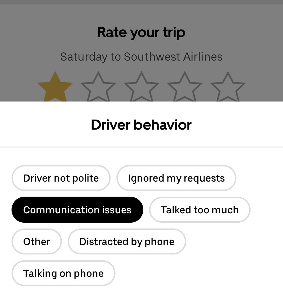 Am truly exhausted with no longer having the ability to converse with @Uber drivers in basic English: Early morning flight and I’m running a tad late. I get into my Uber who doesn’t speak English and he can’t read the word “start” on the app so therefore doesn’t click it and…