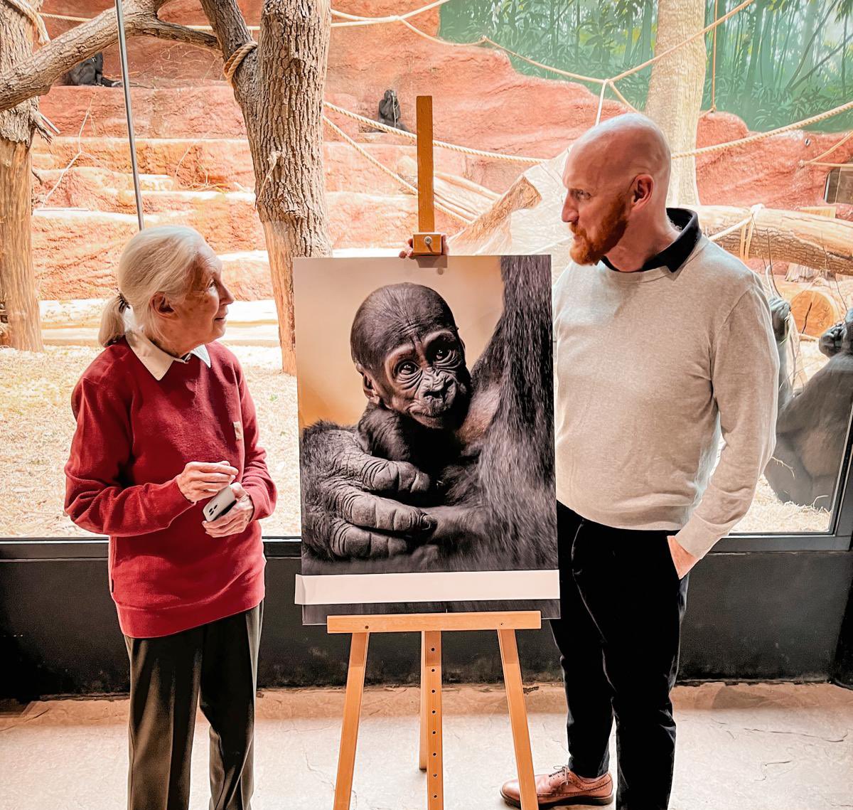 Setkání s doktorkou Jane Goodallovou je pro mě velkou ctí. Opět navštívila @zoo_praha, aby představila svou novou knihu o luskounech a dala jméno nejnovějšímu gorilímu mláděti.