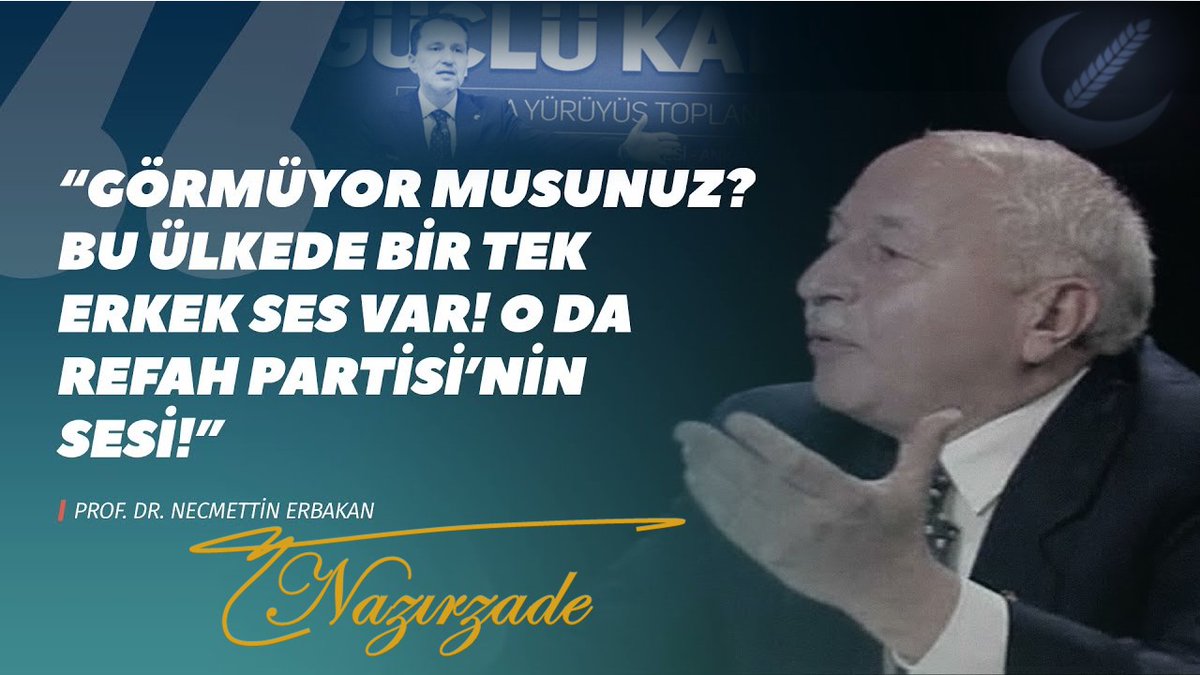 “Siyonist İsrail’in Şiddet Politikası Türkiye Öncülüğünde Fiilen Engellenmelidir” @erbakanfatih #Erbakan #MilliGörüş #YenidenRefahPartisi