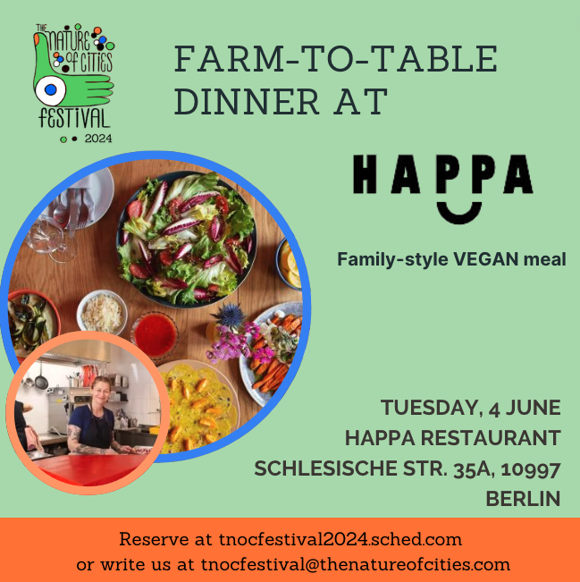 Join us at HAPPA during #TNOCFestival. Meet a chef, scientist, and practitioners for a unique culinary experience featuring 100% organic, plant-based food. Limited spots available. Reserve now at tnocfestival2024.sched.com or email us! See you there!