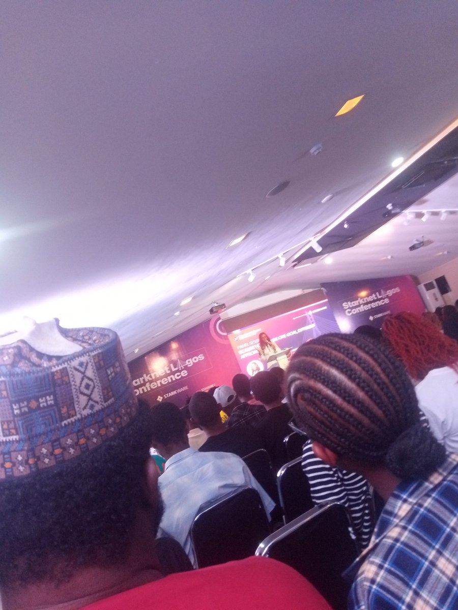 HabeeblaiM's tweet image. Currently at the first Starknet Lagos Conference anpd it's been amazing.. Enjoying every bits of it from the keynote speech from Emmanuel to doing hard things by Eze..Now currently enjoying the first panelist session. More to come
#starknetLagoscon @StarkNetAfrica