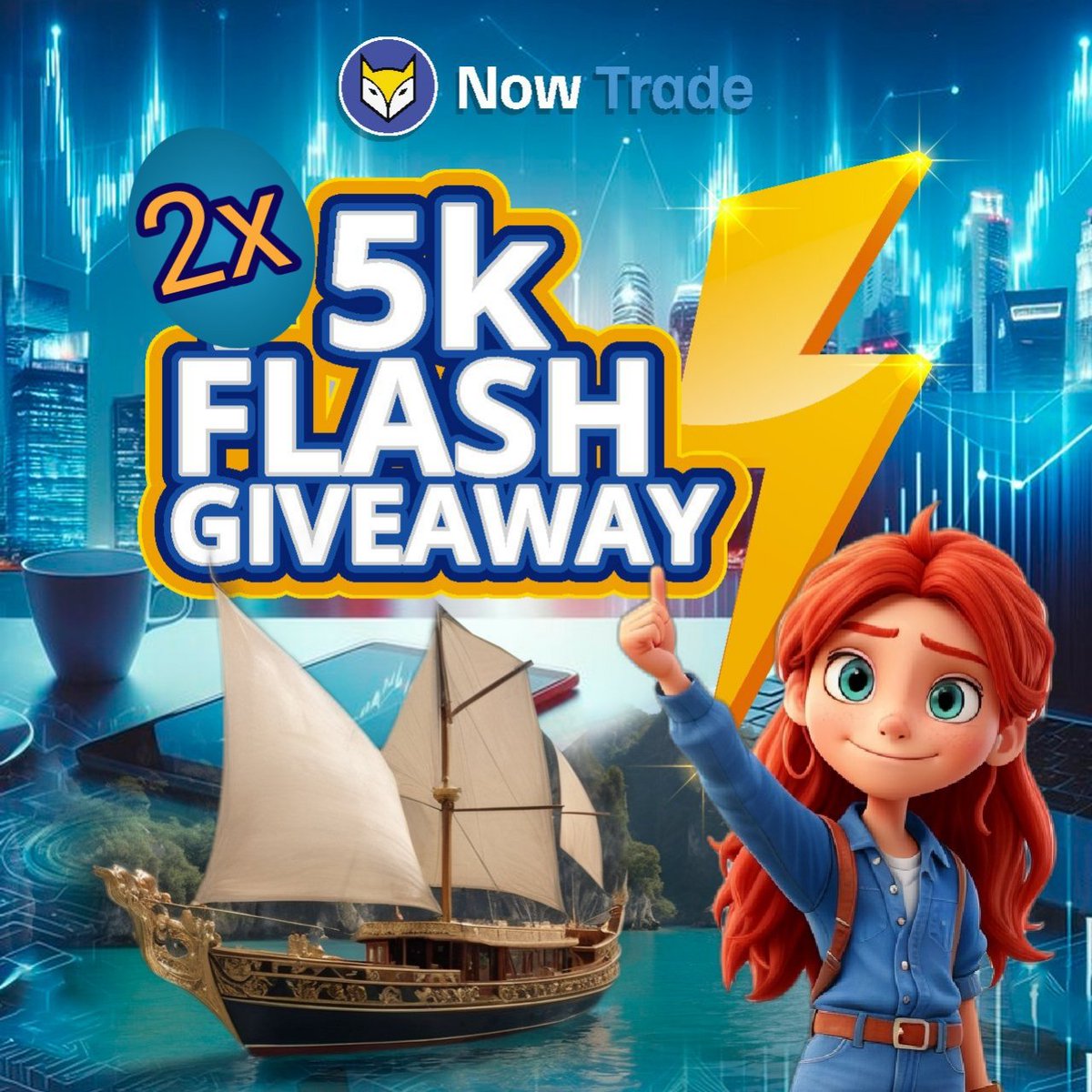 rafiakanwal789's tweet image. 🎁 Giveaway Alert 🎁

2 DAY!!!

2 x $5k Account

Tasks:

• Follow 
@rafiakanwal789
@nowtradefunded 
@Fulmargintrader

• Join the discord: discord.com/invite/e7ebFcrw

• Tag 5 Friends 

• Retweet , like &amp;amp; comment this post 

Winners to be announced &amp;amp; Pick via Twitter in 2 Days ⏳