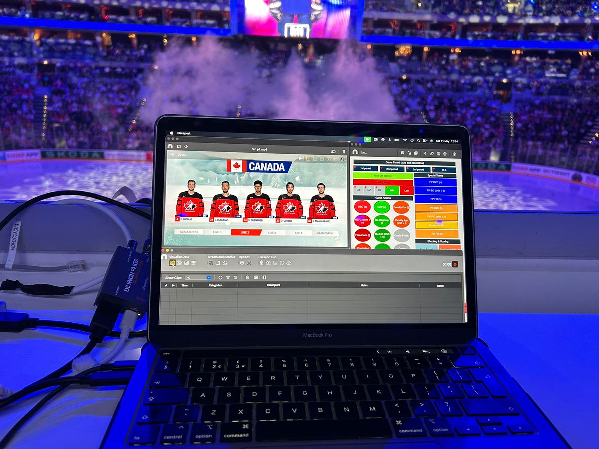 Good luck @TeamGBicehockey !

Always great to see @Nacsport in action for live analysis and review

#icehockey #IIHFWorldChampionship #iihf #videoanalysis