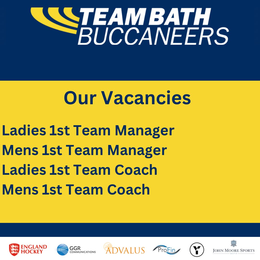 🏑Performance hockey jobs🏑 We have several exciting job opportunities in our performance section of the club! If you are interested and would like more info please head to our website @swsportsnews @TeamBath