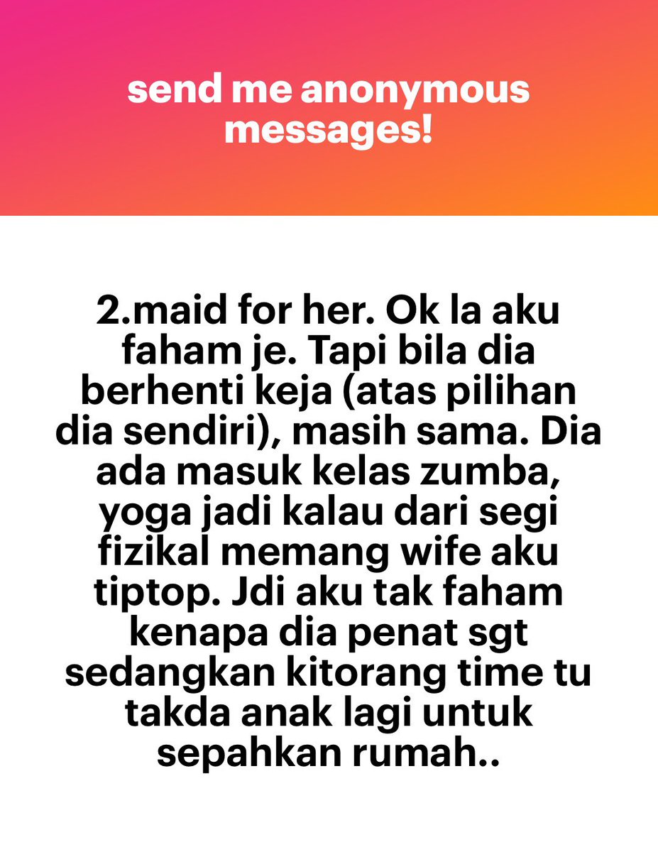 meinmokhtar's tweet image. Ada orang pernah cakap. Kalau ang mampu beli rumah harga 4.5k bulan2, baik beli rumah harga 2.5k ja bulan2. Lagi 2k hire maid. Senang hidup dia habaq.