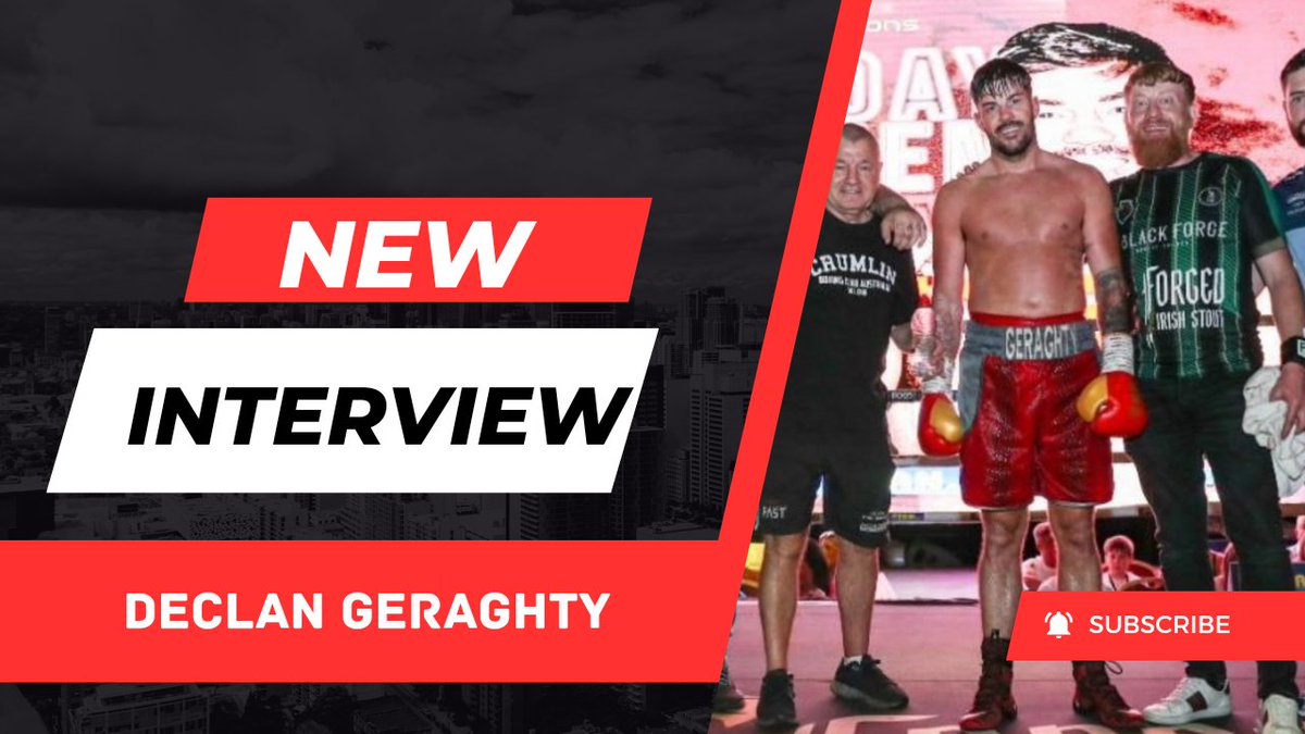 🚨 New Interview 🚨 @deco_geraghty 🗣 I've got a love-hate relationship with boxing, but it won't define me as a person Boxing has broken my heart 101 times, and it'll probably still break my heart Watch the full interview here ⬇️ youtu.be/TdhBBh2Yuj8?si…