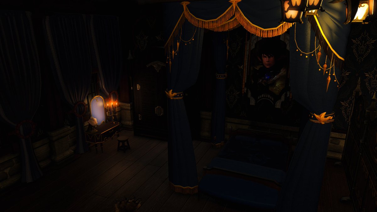 #wolmericweek2024 inspired me to overhaul my design for my apartment into a guest room at Aymeric's manor🥰

I'm really, really happy with how it turned out and I'm excited to use it for future gpose stuff!

#ffxiv #ffxivhousing #ff14housing #HousingEden