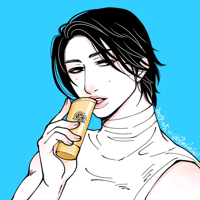 ヒントがいっぱいな似顔絵。 