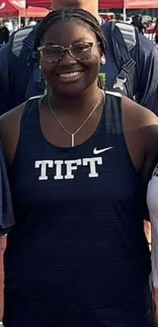 Congratulations Bailee Williams. 2024 Shot Put STATE CHAMPION!  

Winning state title makes you Better Today Than Yesterday #BTTY. 

Tift Track and #TeamNike has a State Champion!  

@milenasavich 
@BSNSPORTS_GA 
@BlakeSmith340