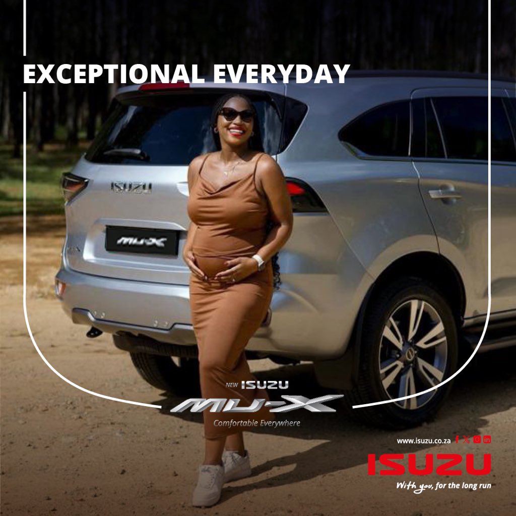 For the city moms,

The stylish fashionista moms,

The stand on business moms,

To our day ones, all moms.

The ones who make us feel comfortable, anywhere. 

You are exceptional, every day, everywhere! 

Happy #MothersDay from ISUZU. 

#ForEverydayForEverywhere